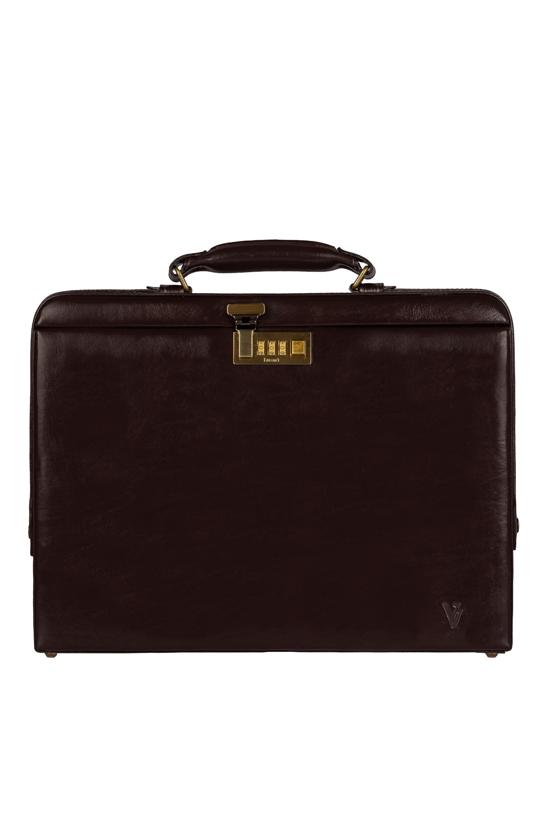 Maleta em couro com segredo Block