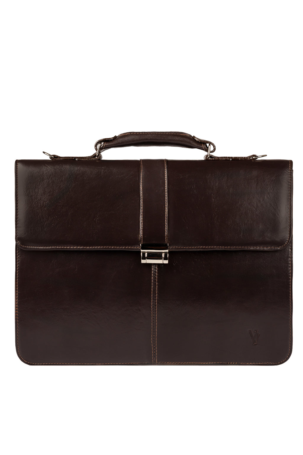 Maleta masculina de couro Mauricio