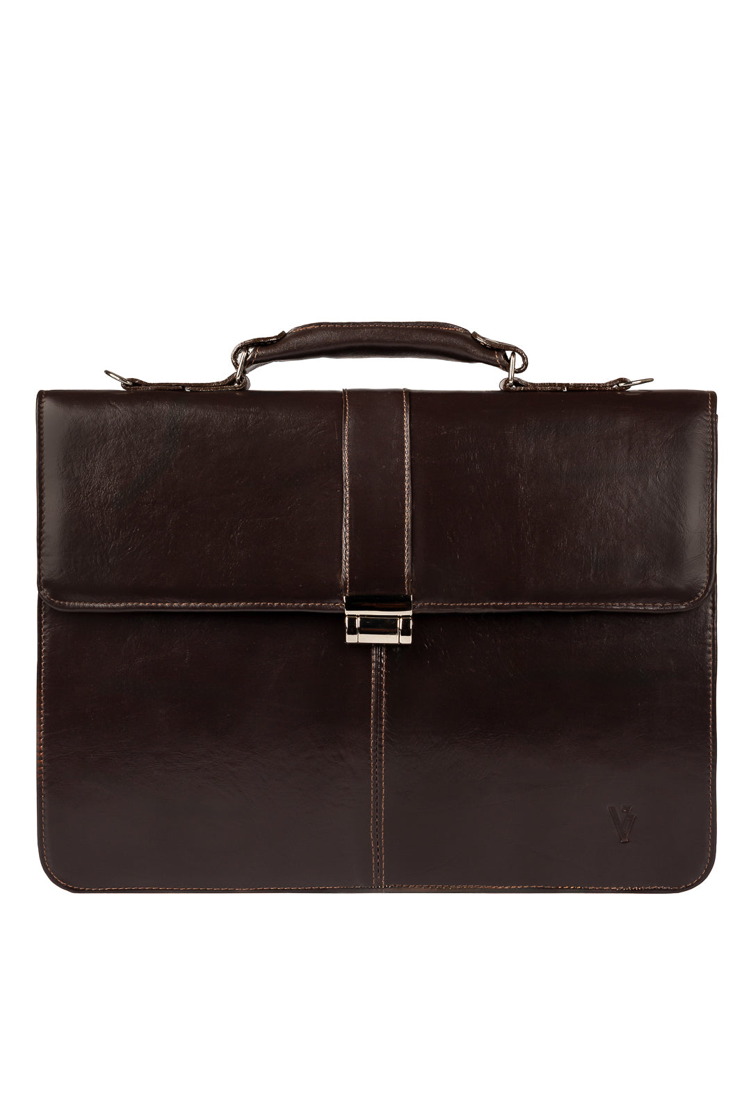 Maleta masculina de couro Mauricio