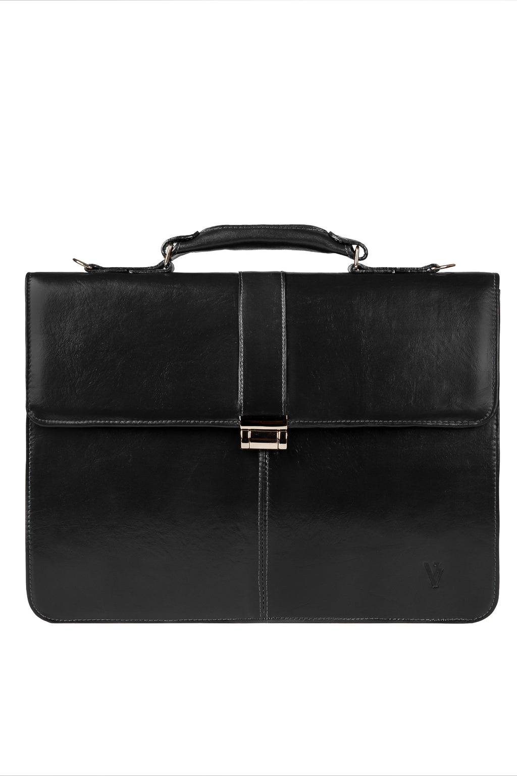 Maleta masculina de couro Mauricio
