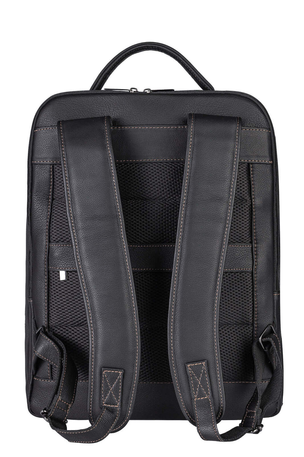 Mochila mala masculina em couro floater grande para notebook Gabriel - Enluaze