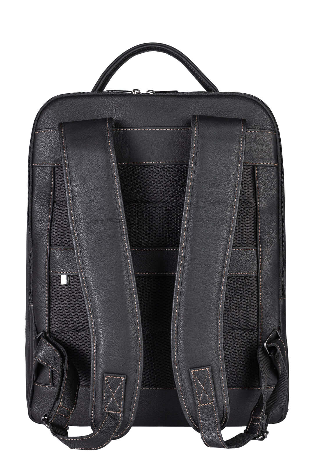 Mochila mala masculina em couro floater grande para notebook Gabriel - Enluaze