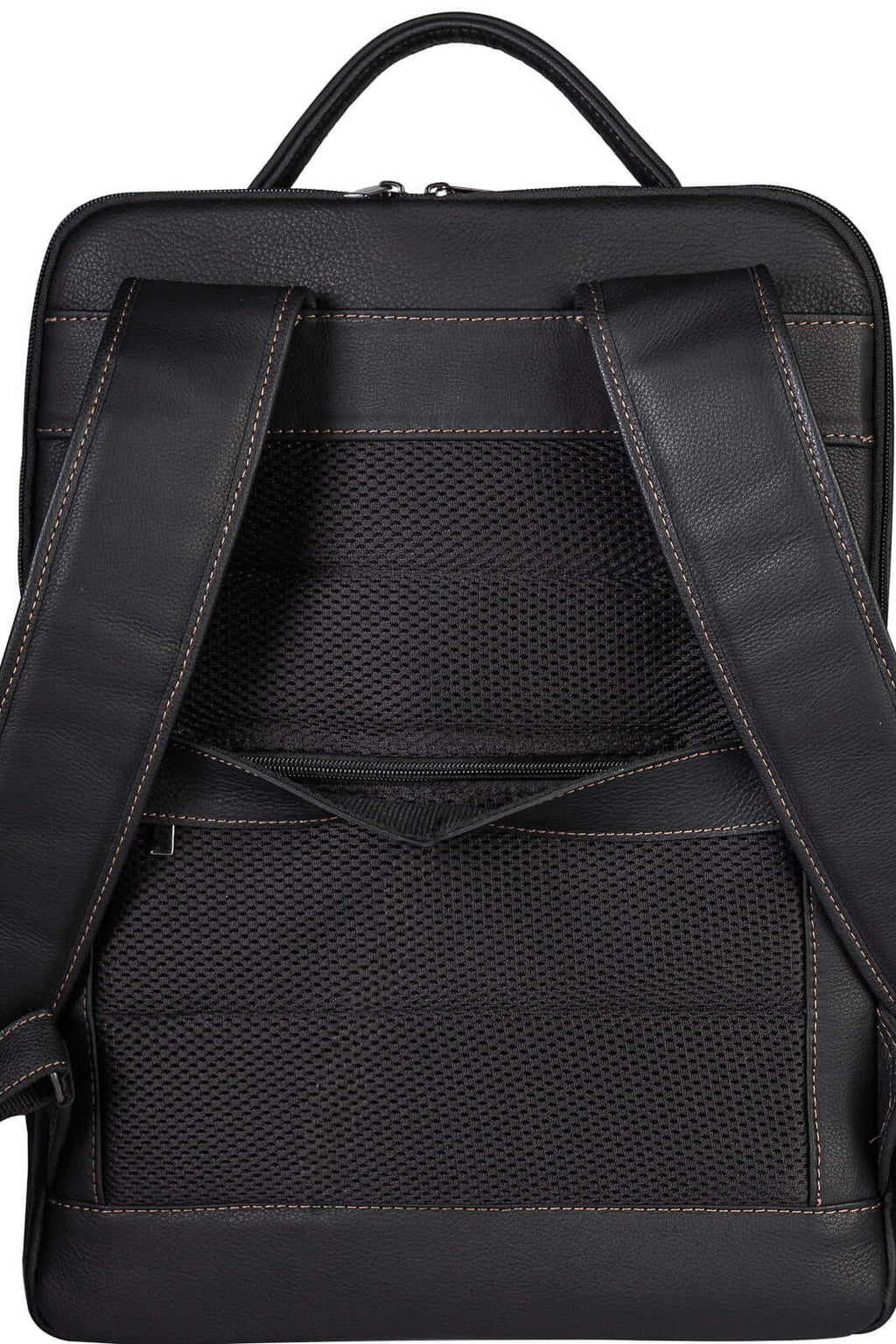 Mochila mala masculina em couro floater grande para notebook Gabriel - Enluaze