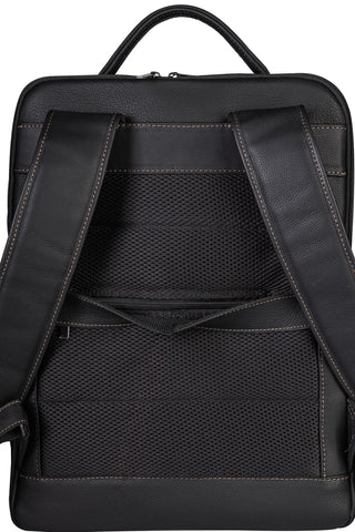 Mochila mala masculina em couro floater grande para notebook Gabriel