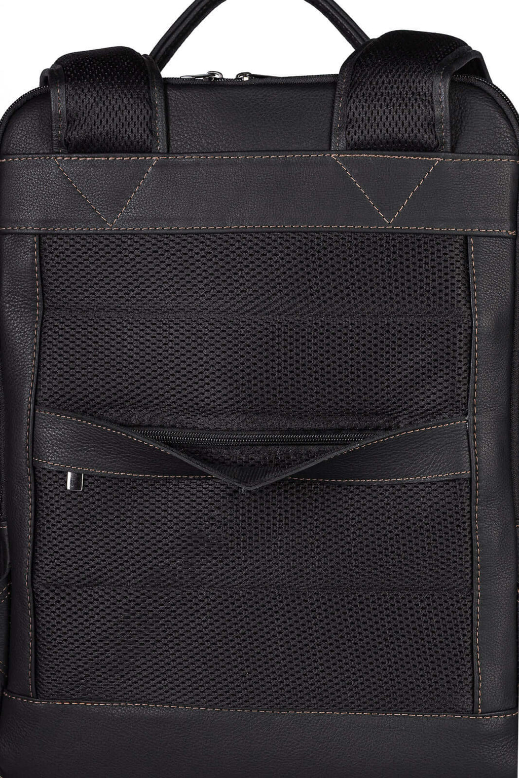 Mochila mala masculina em couro floater grande para notebook Gabriel - Enluaze