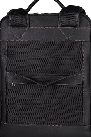 Mochila mala masculina em couro floater grande para notebook Gabriel