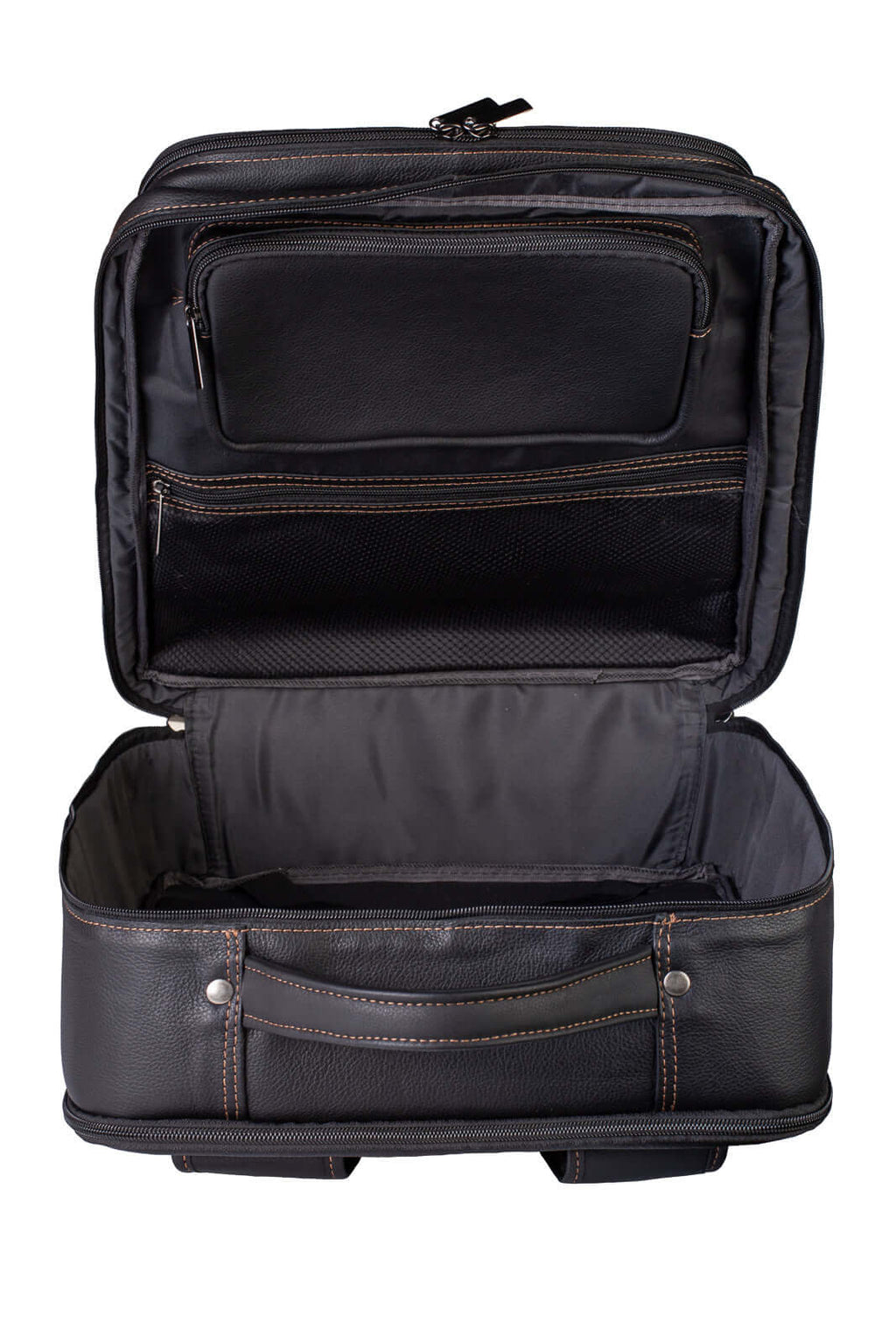 Mochila mala masculina em couro floater grande para notebook Gabriel - Enluaze