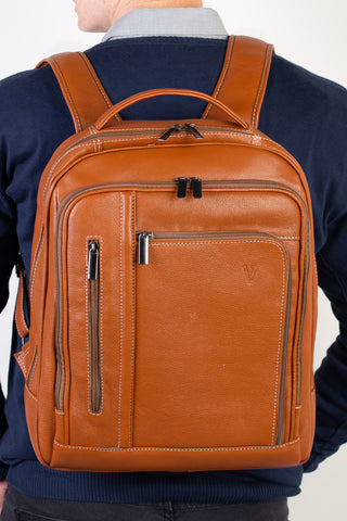 Mochila de couro executiva Connect