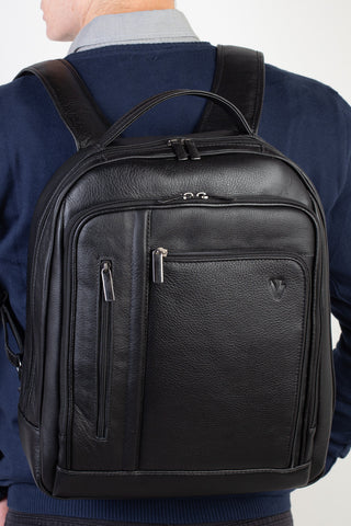 Mochila de couro executiva Connect