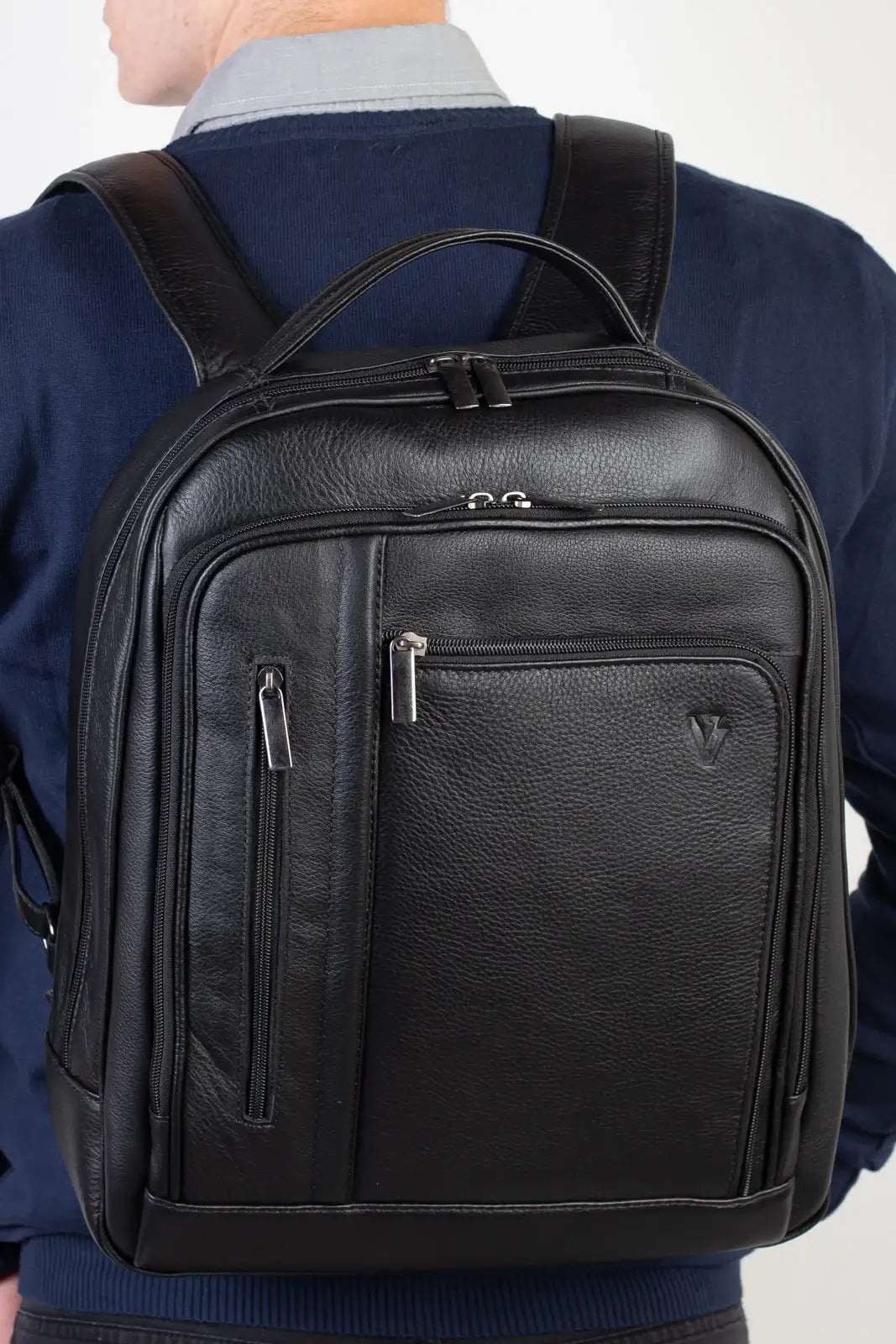 Mochila de couro executiva Connect - Enluaze