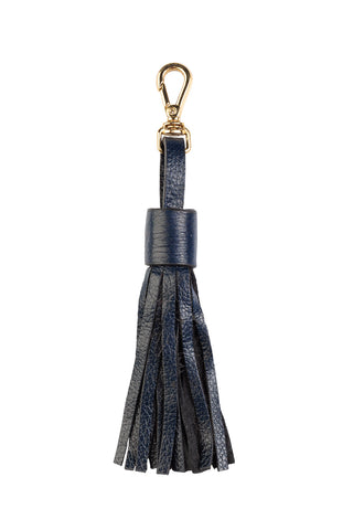 Chaveiro tassel franja em couro