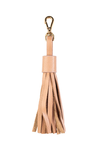 Chaveiro tassel franja em couro