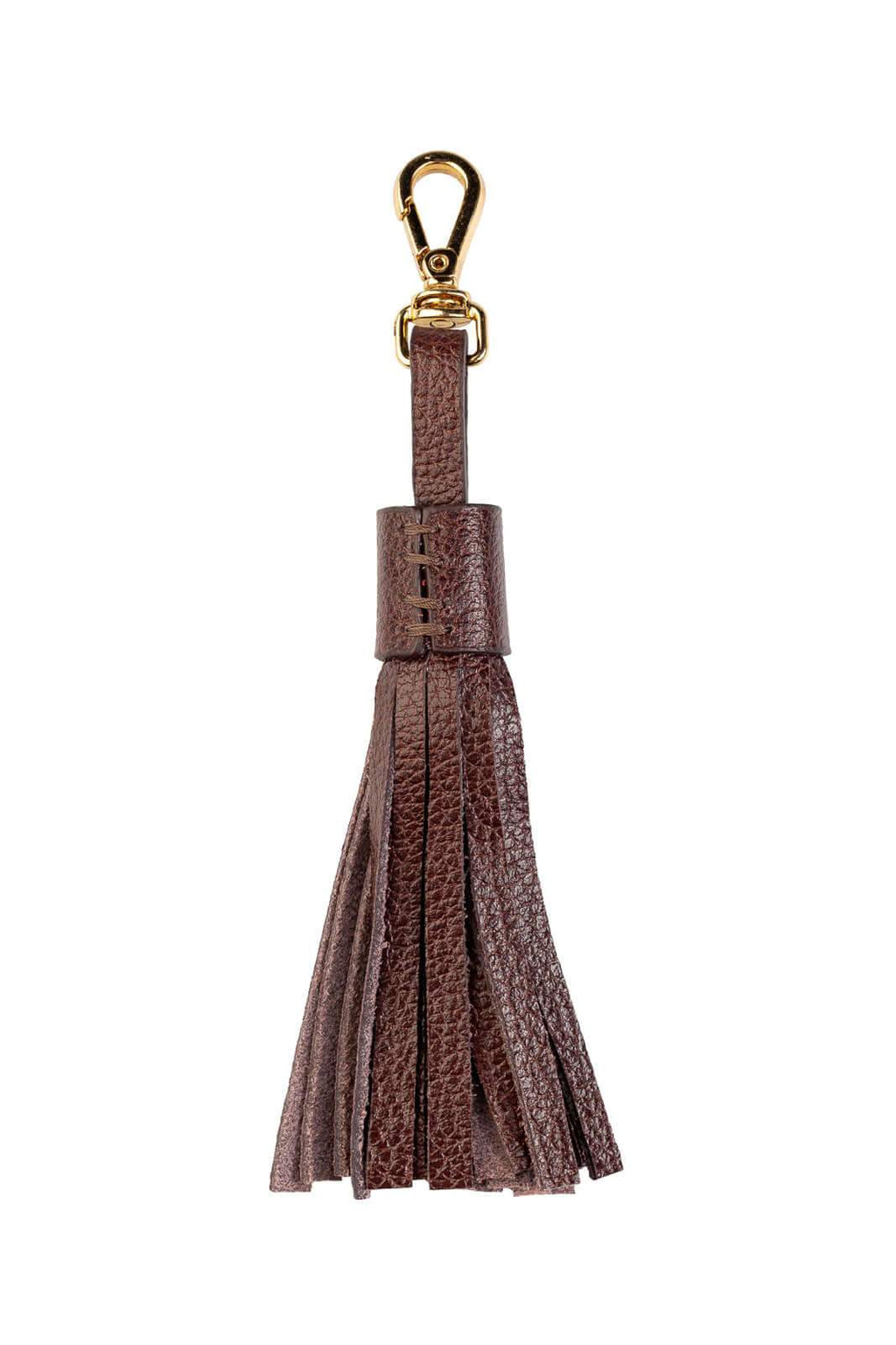 Chaveiro tassel franja em couro - Enluaze