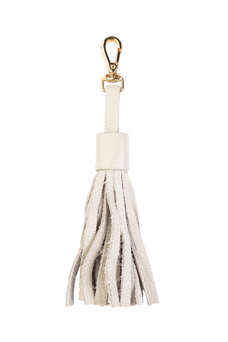 Chaveiro tassel franja em couro