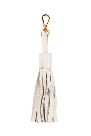 Chaveiro tassel franja em couro