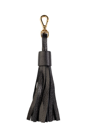 Chaveiro tassel franja em couro