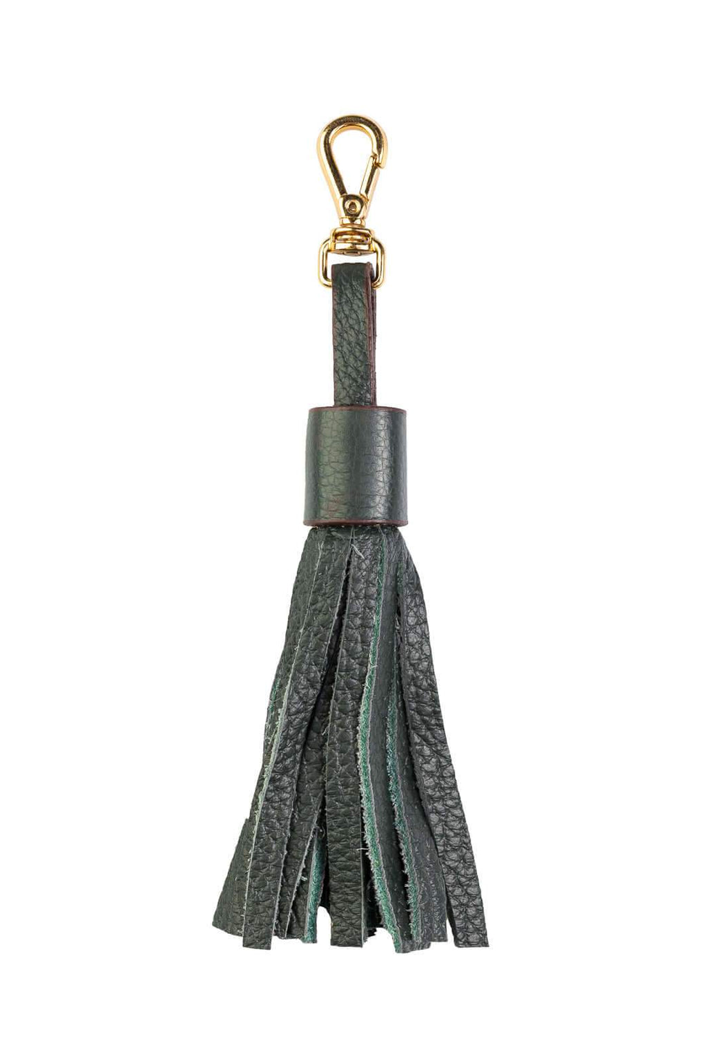 Chaveiro tassel franja em couro - Enluaze