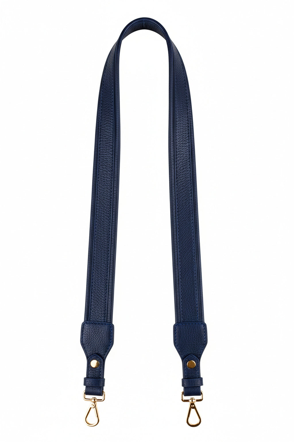 Alça de ombro larga em couro liso