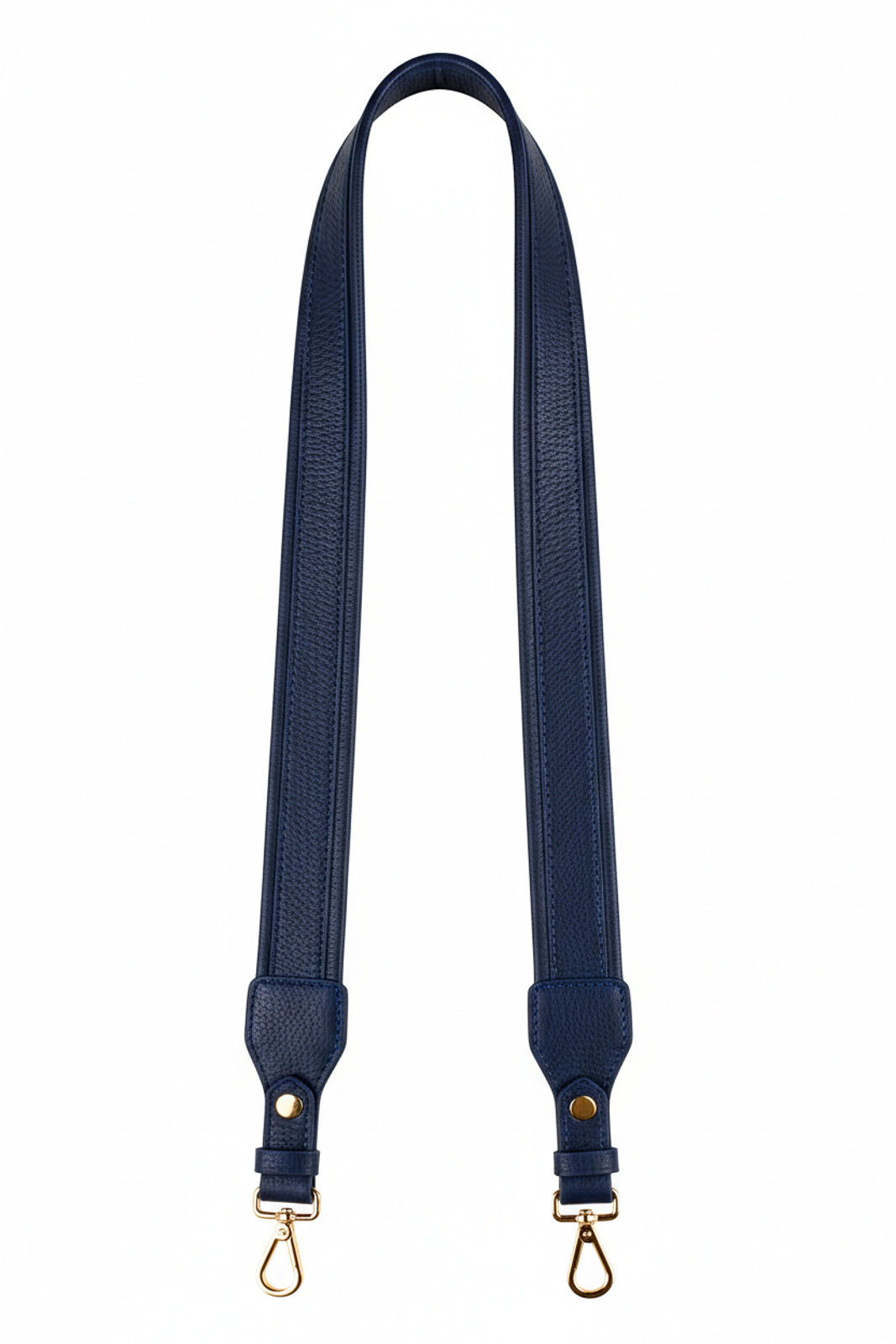 Alça de ombro larga em couro liso