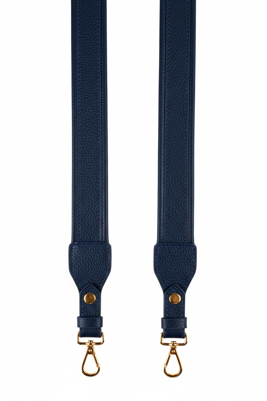 Alça de ombro larga em couro liso