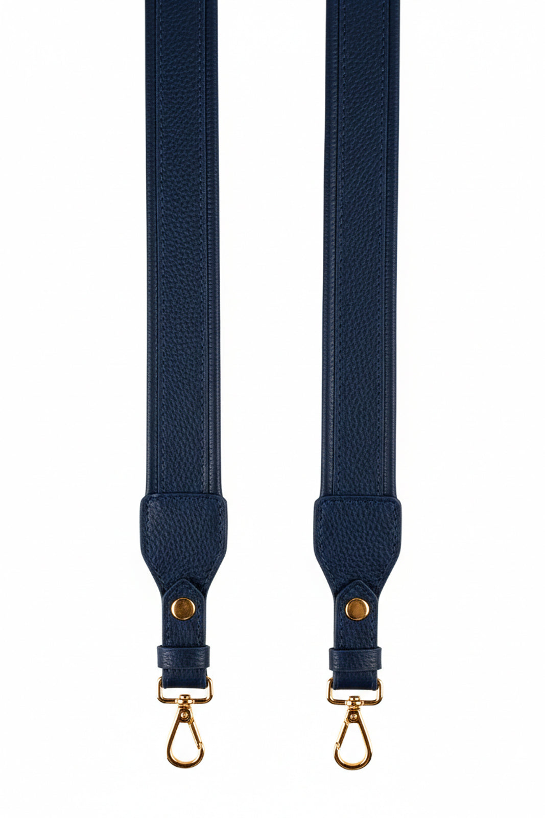 Alça de ombro larga em couro liso