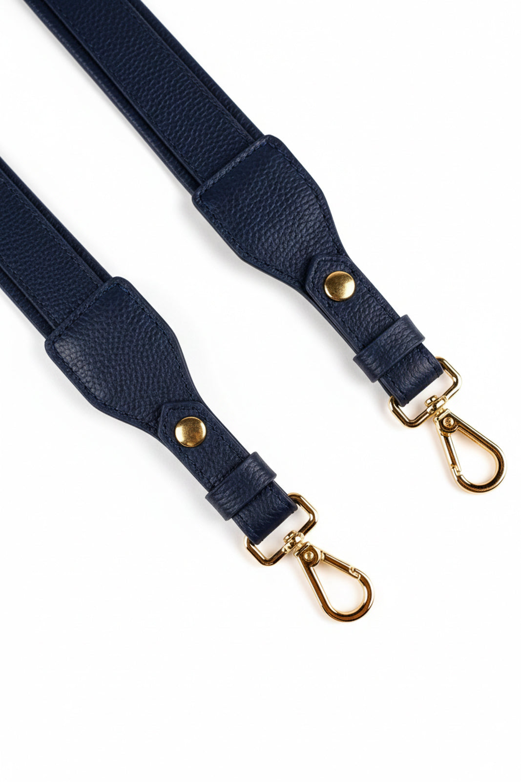 Alça de ombro larga em couro liso