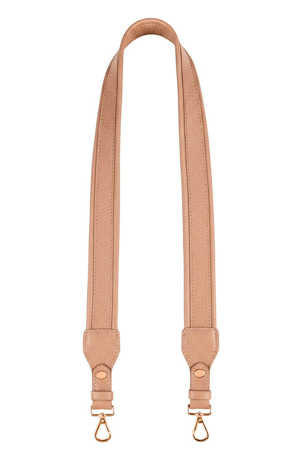 Alça de ombro larga em couro liso