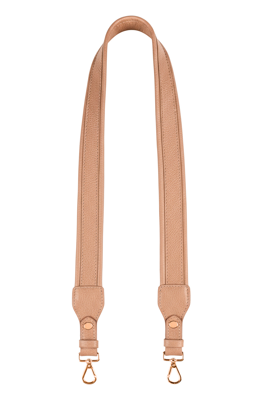 Alça de ombro larga em couro liso