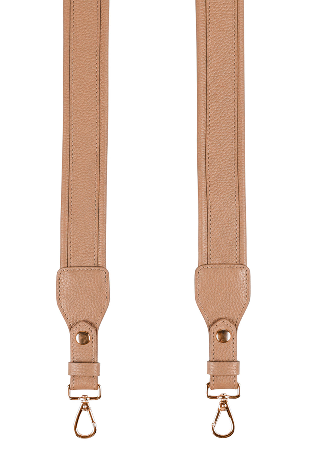 Alça de ombro larga em couro liso