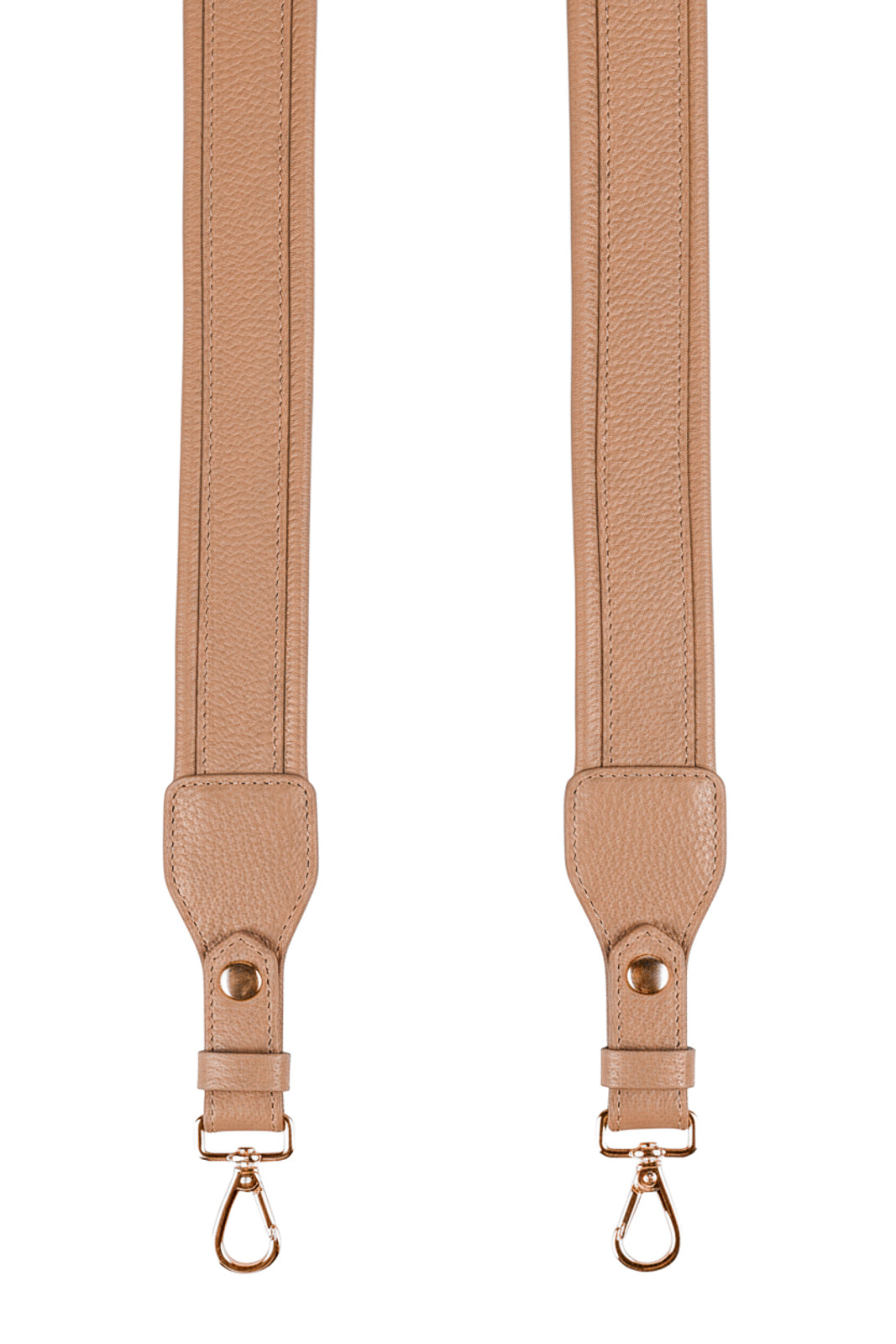 Alça de ombro larga em couro liso