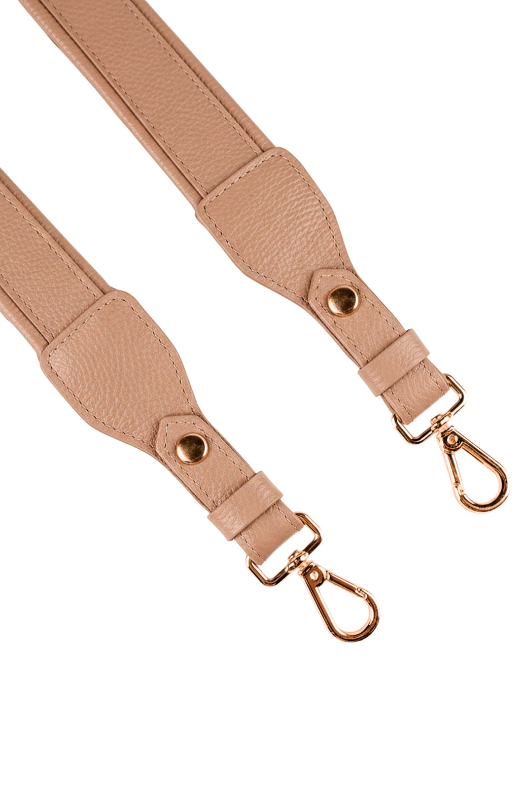 Alça de ombro larga em couro liso