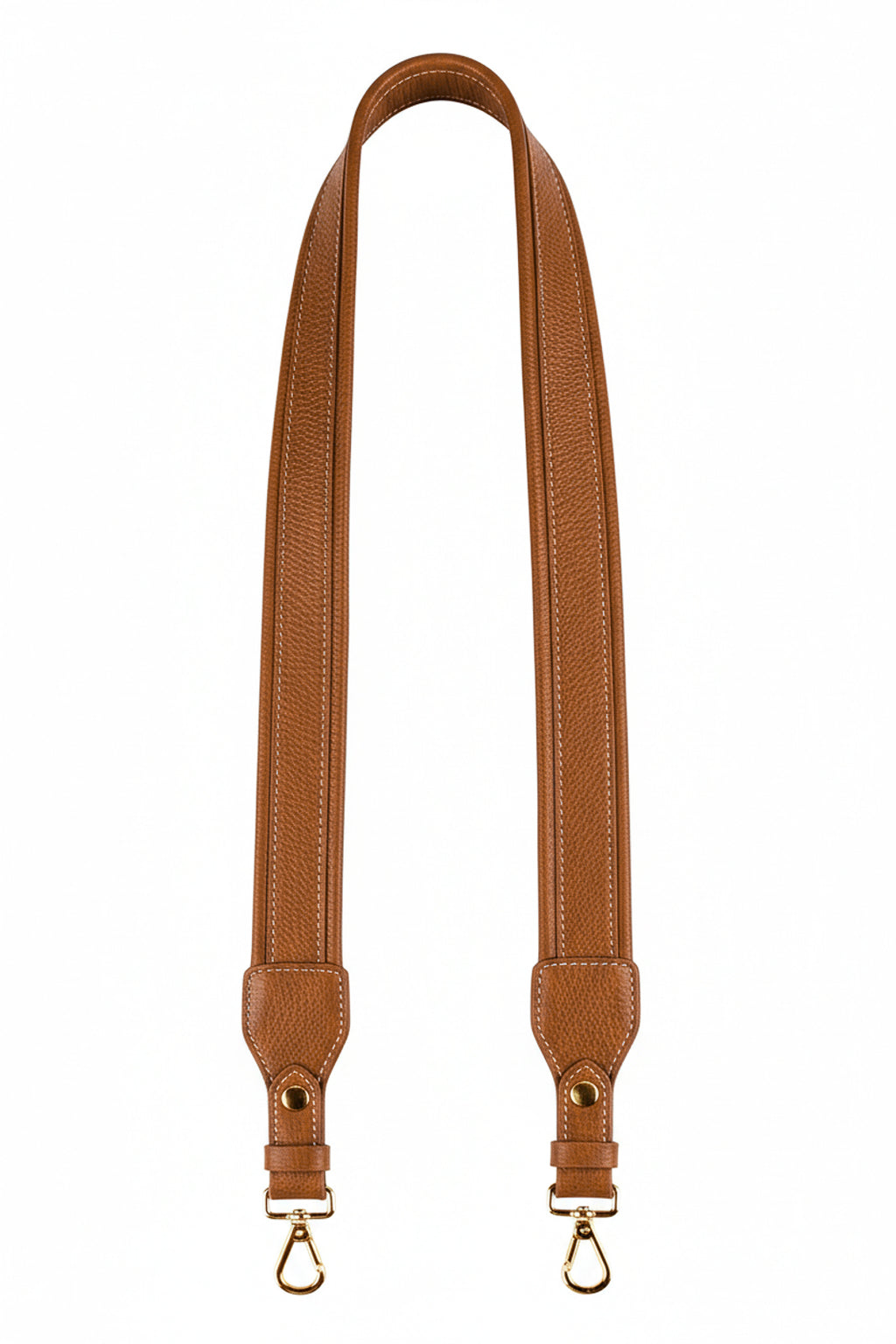 Alça de ombro larga em couro liso