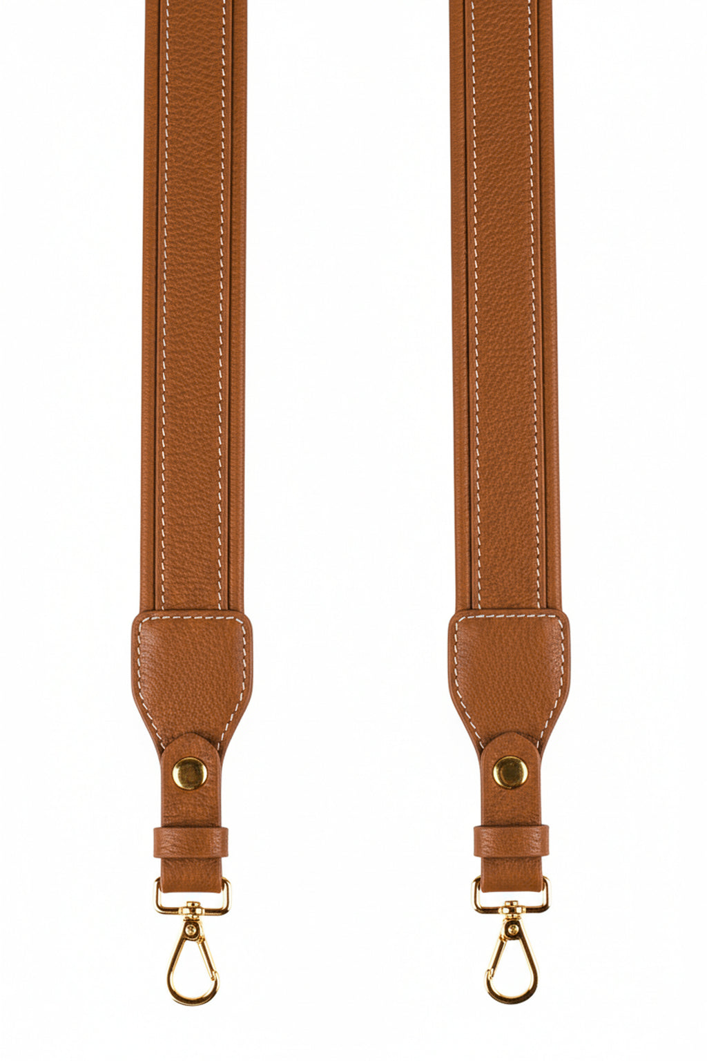 Alça de ombro larga em couro liso