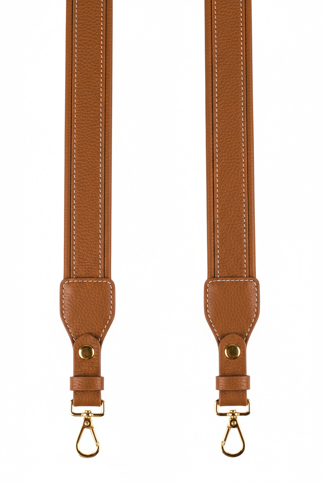 Alça de ombro larga em couro liso