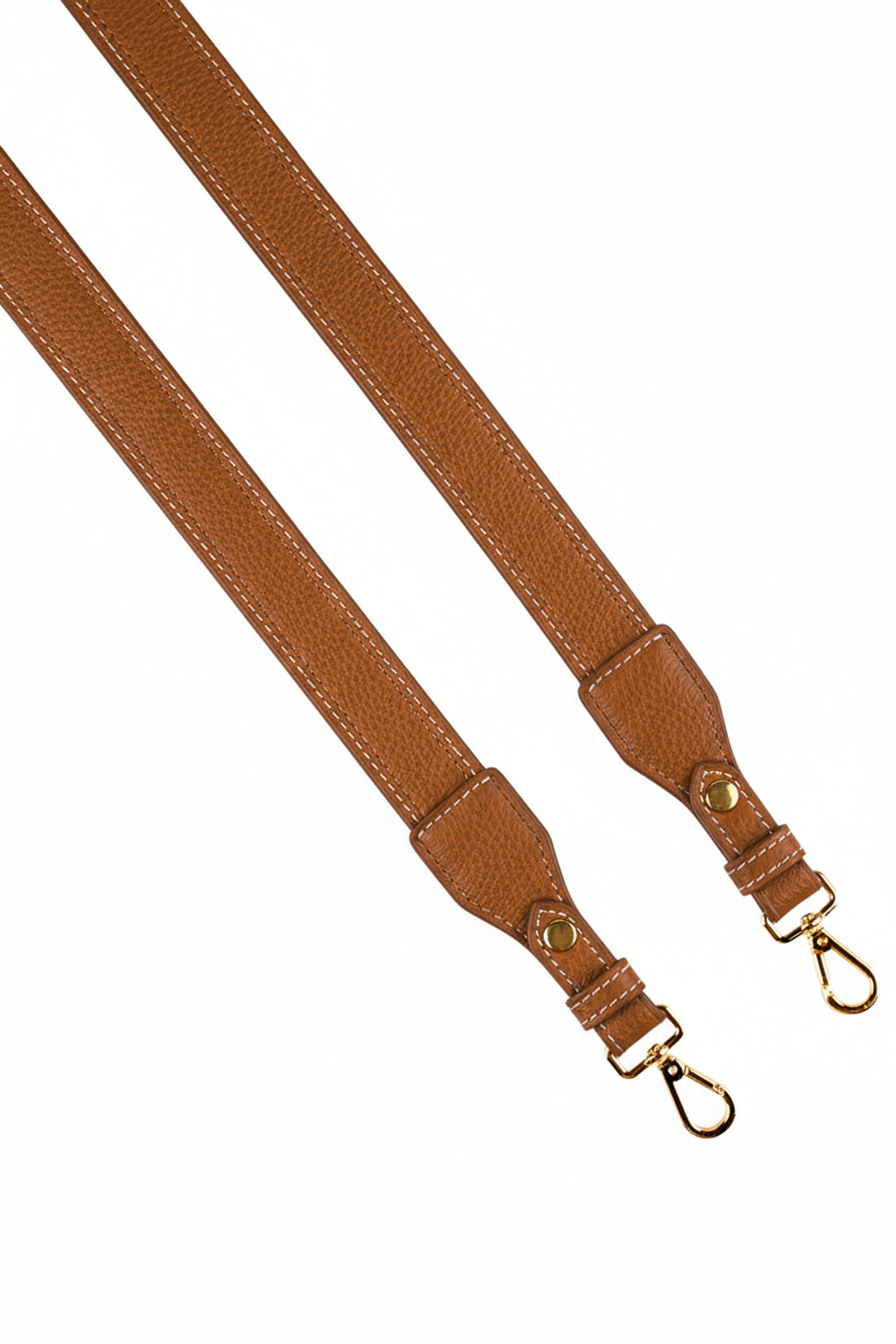 Alça de ombro larga em couro liso