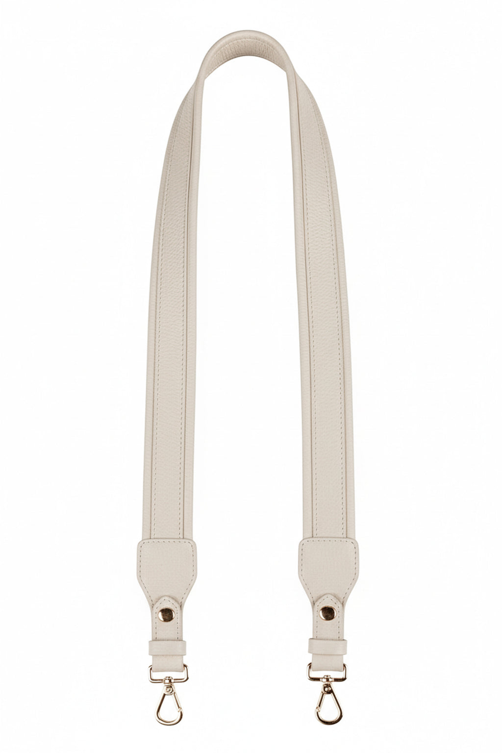Alça de ombro larga em couro liso