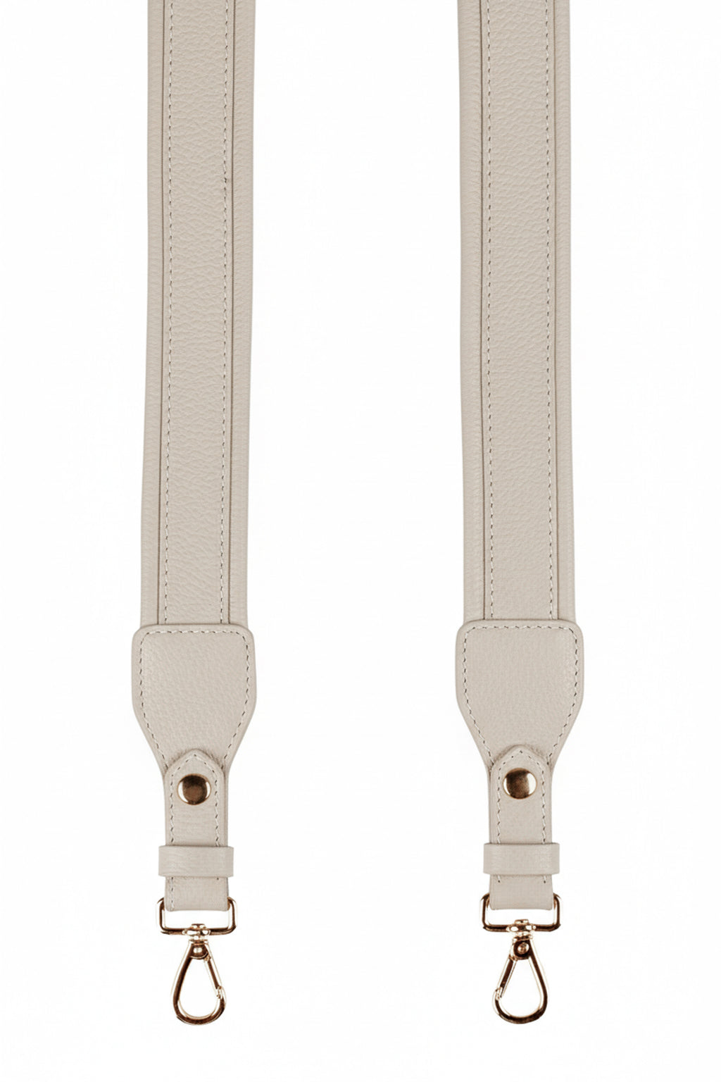 Alça de ombro larga em couro liso