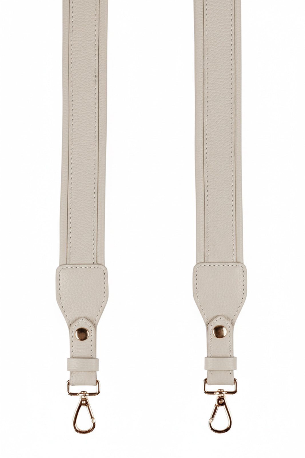 Alça de ombro larga em couro liso