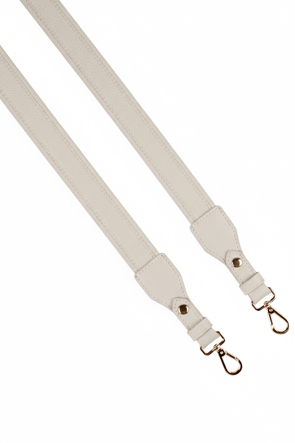 Alça de ombro larga em couro liso