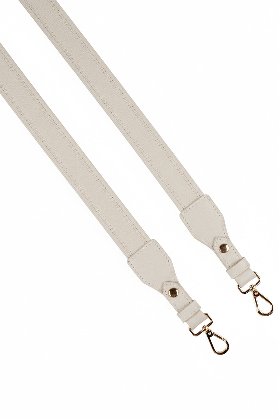 Alça de ombro larga em couro liso