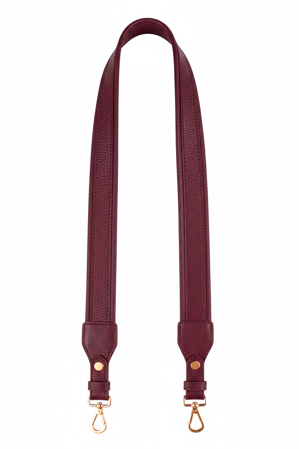 Alça de ombro larga em couro liso