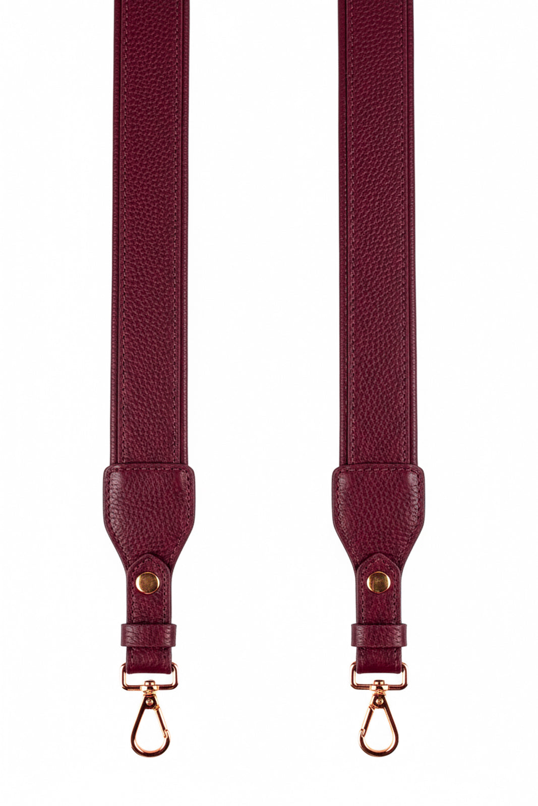 Alça de ombro larga em couro liso