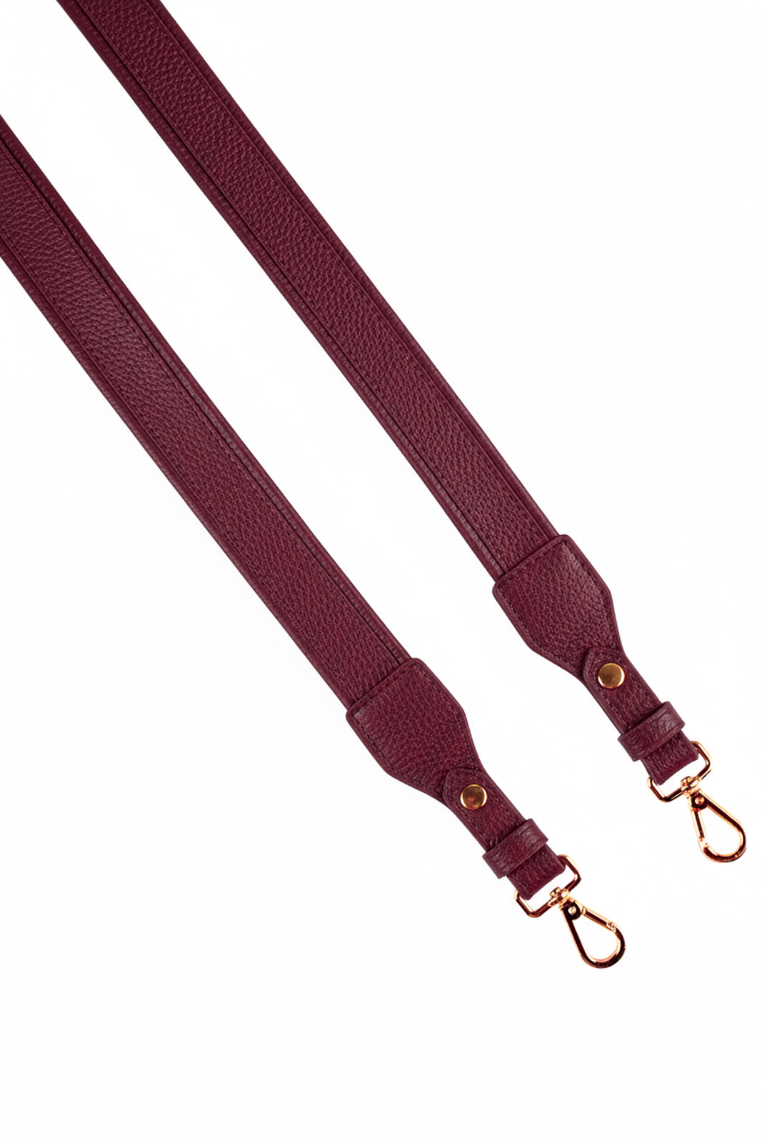 Alça de ombro larga em couro liso