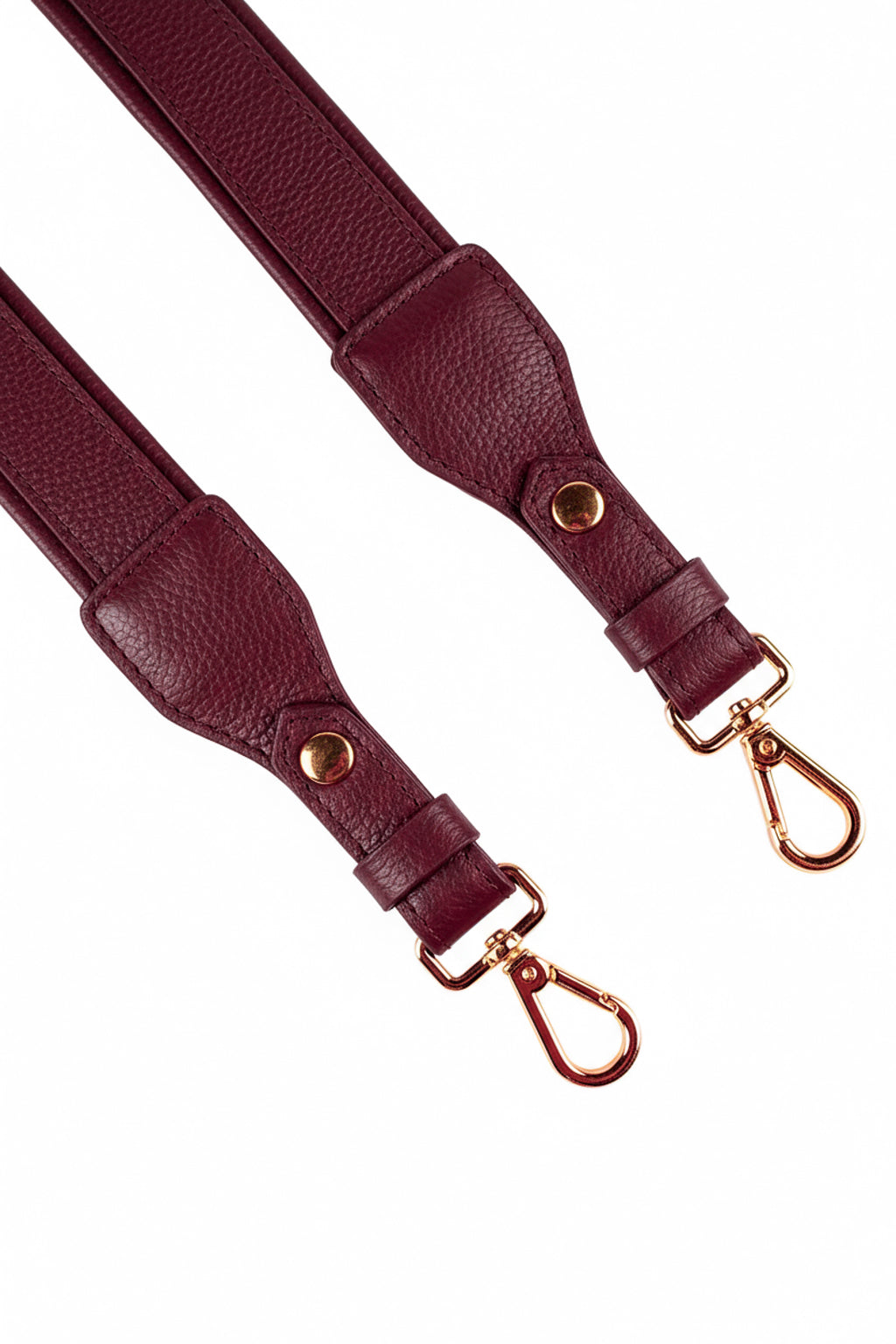 Alça de ombro larga em couro liso