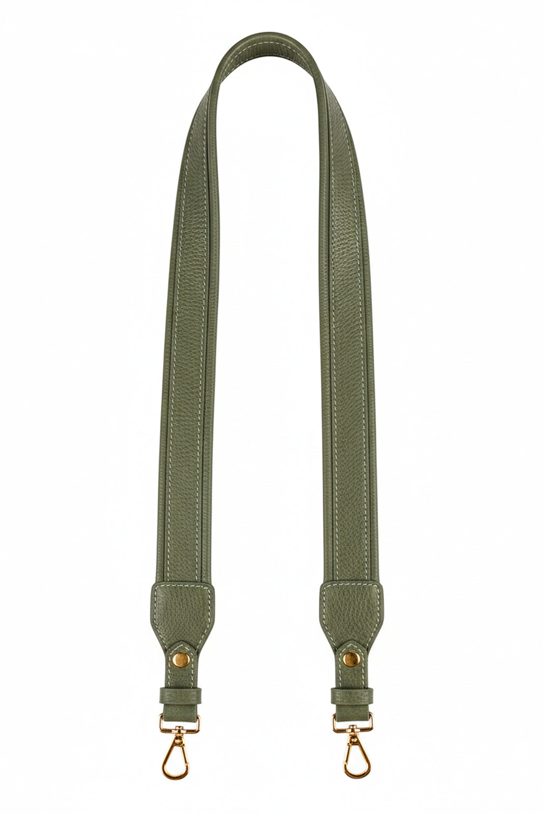 Alça de ombro larga em couro liso