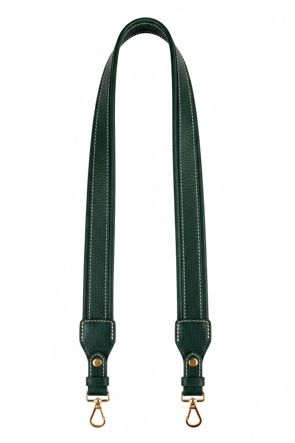 Alça de ombro larga em couro liso