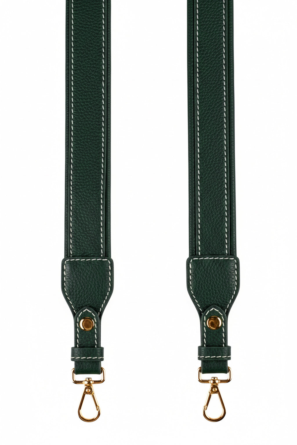 Alça de ombro larga em couro liso