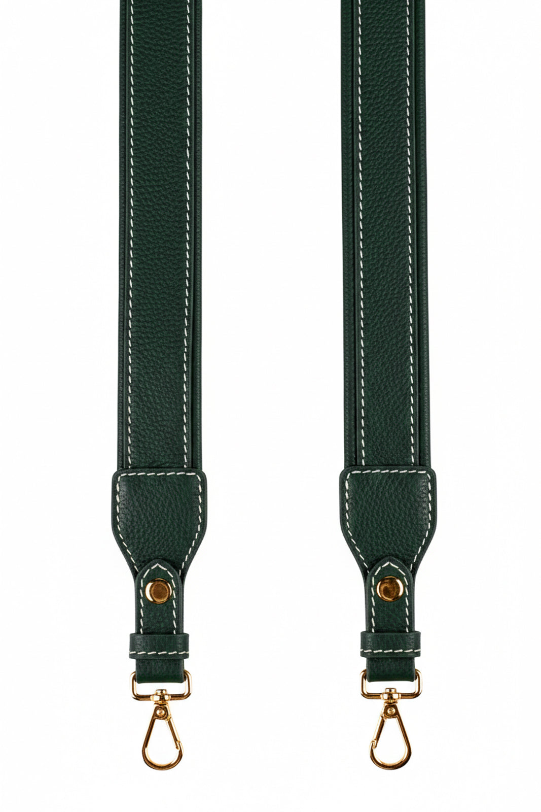 Alça de ombro larga em couro liso