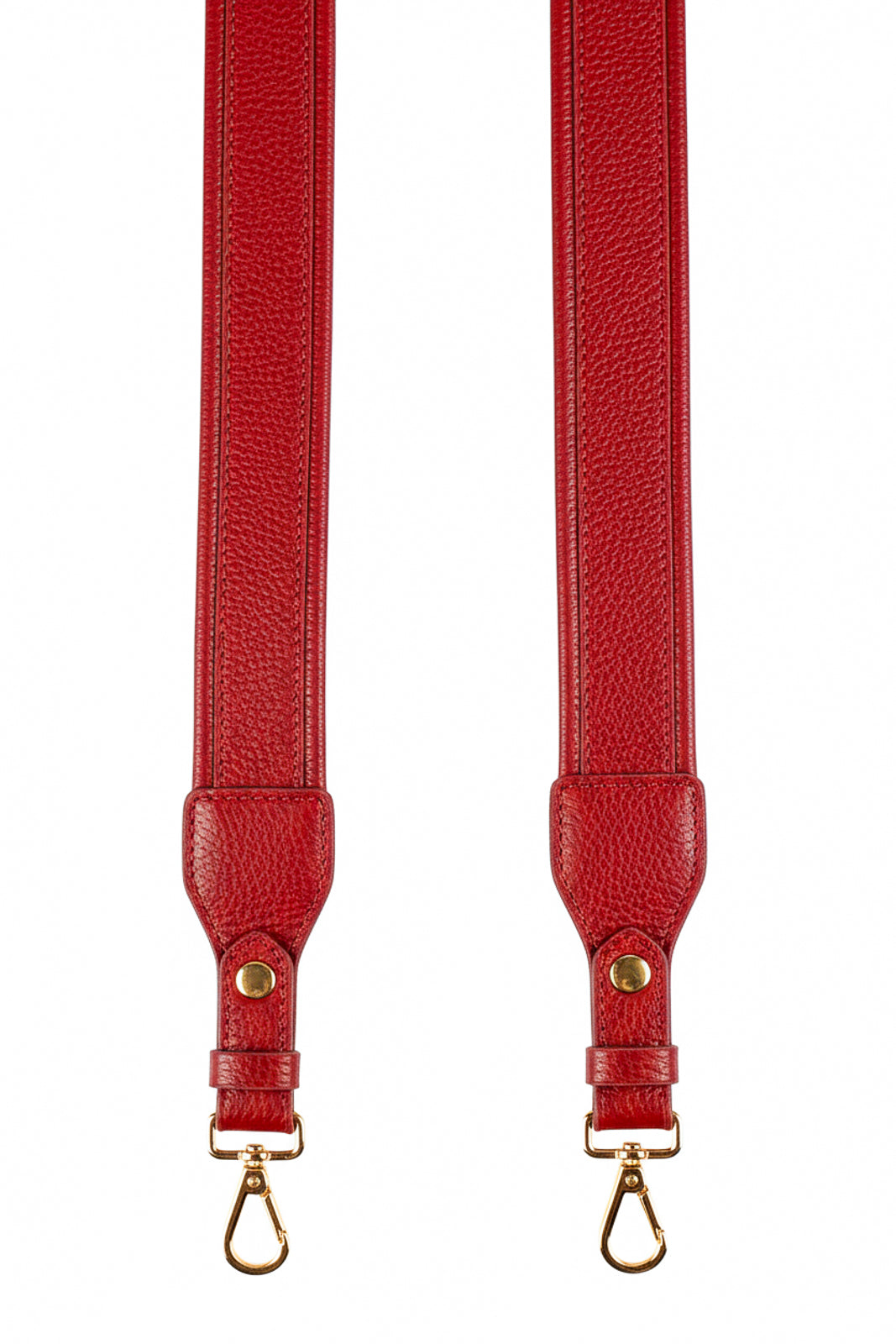 Alça de ombro larga em couro liso