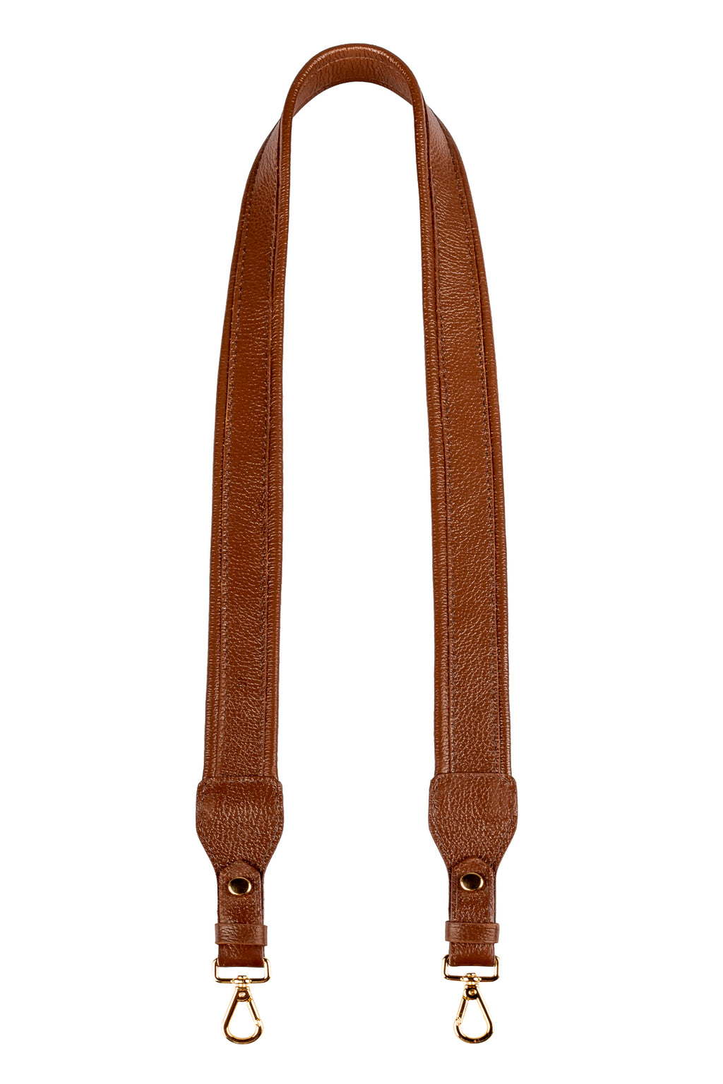 Alça de ombro larga em couro liso